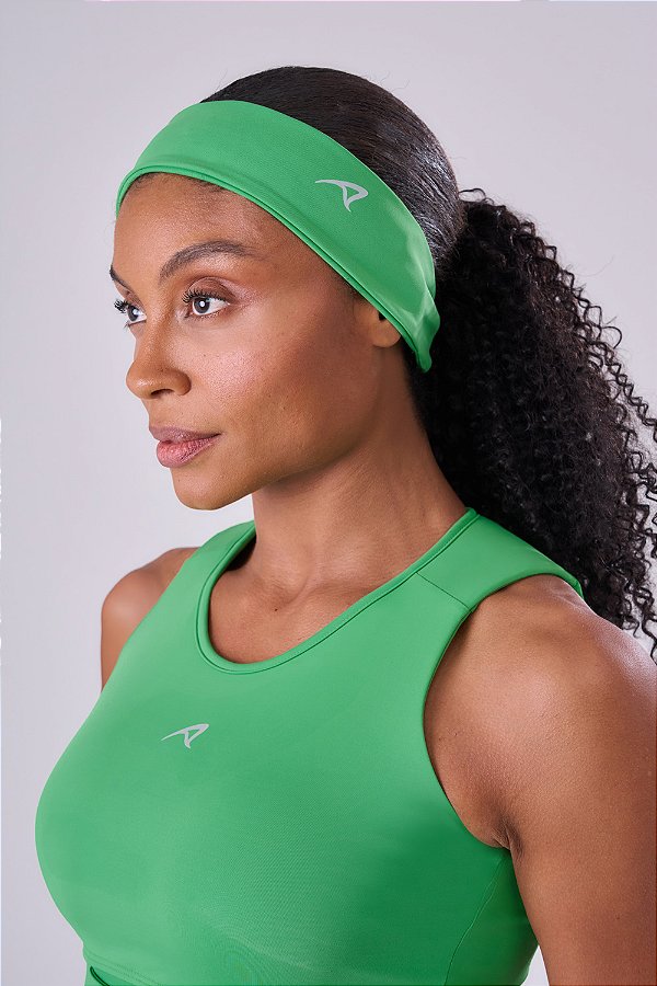FAIXA DE CABELO INSURE VERDE VIBRANTE