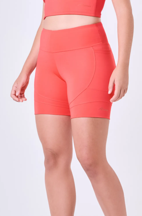 BERMUDA ESSENTIAL RUN TROT 3 BOLSOS 15CM HIBISCUS