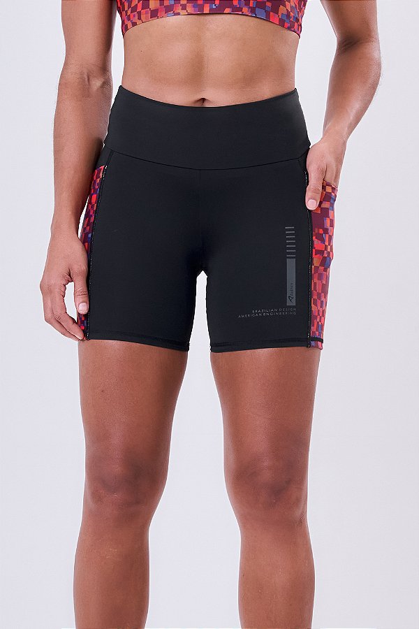 BERMUDA SIGNATURE SAMBA 3 BOLSOS 15CM ESTAMPA LEBLON