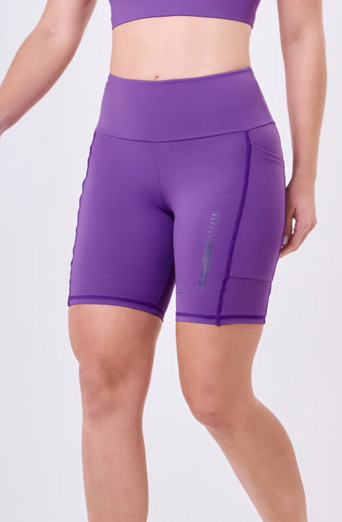 BERMUDA SIGNATURE SAMBA 3 BOLSOS 18CM ROXO