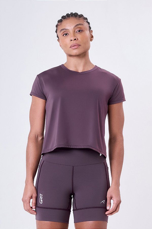 CAMISETA CROPPED KEEP COOL BOLD ACAI