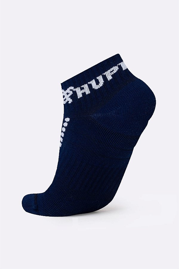 Meia Curta para Corrida HUPI Running Pro Azul Marinho