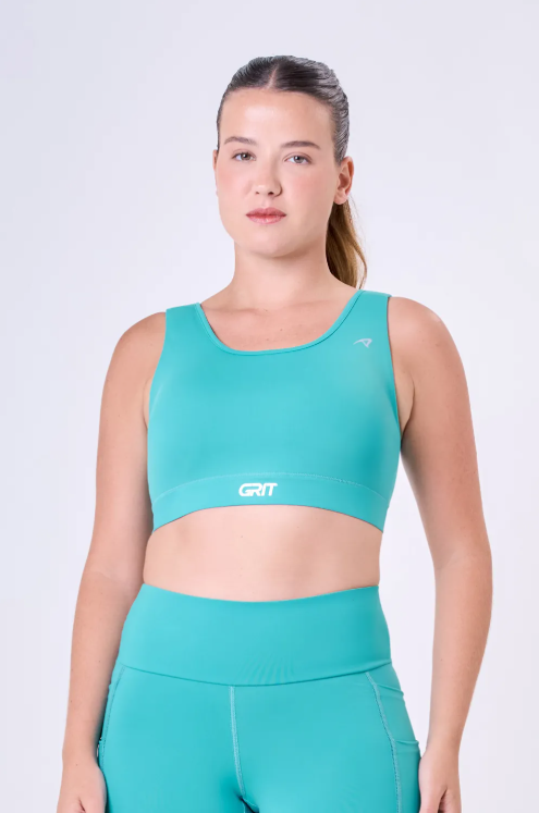 TOP GRIT BOSSA AJUSTAVEL 1 BOLSO RETO AZUL BALTICO