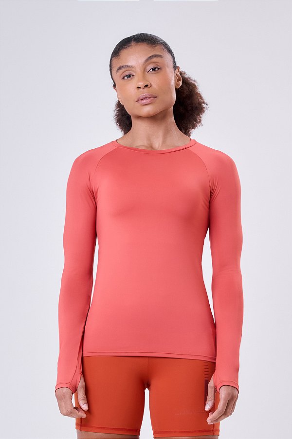 CAMISETA KEEP COOL NEEDED MANGA LONGA UV50 PAPRICA