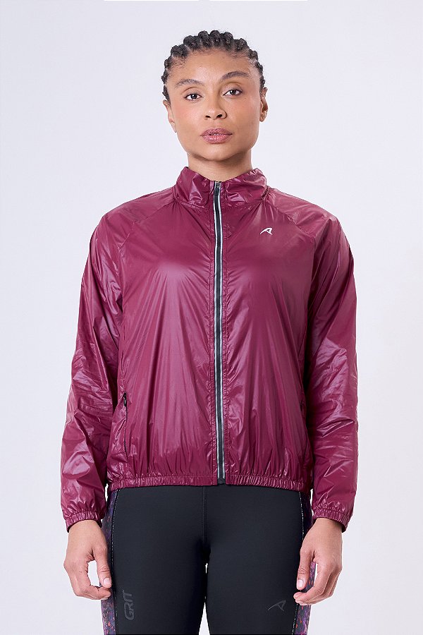 Jaqueta Authen Corta Vento Resistente a Água Alive Vinho