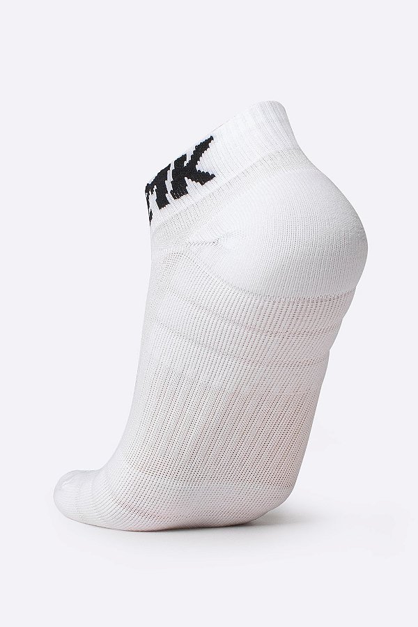 Meia Curta para Corrida HUPI - Running Pro 21K Branco