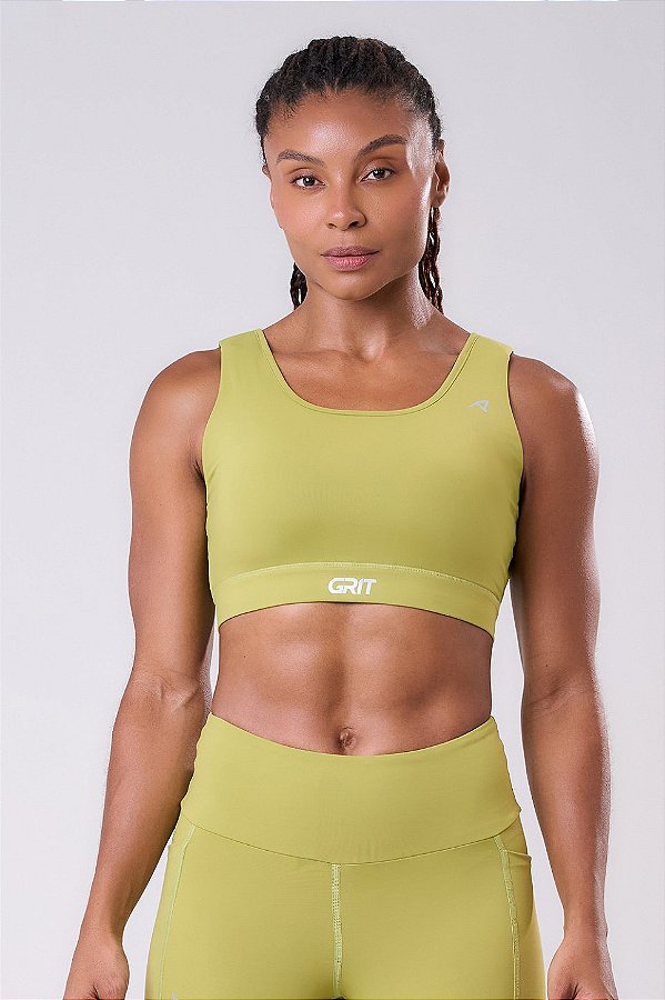 TOP GRIT BOSSA AJUSTAVEL 1 BOLSO RETO VERDE MUSGO