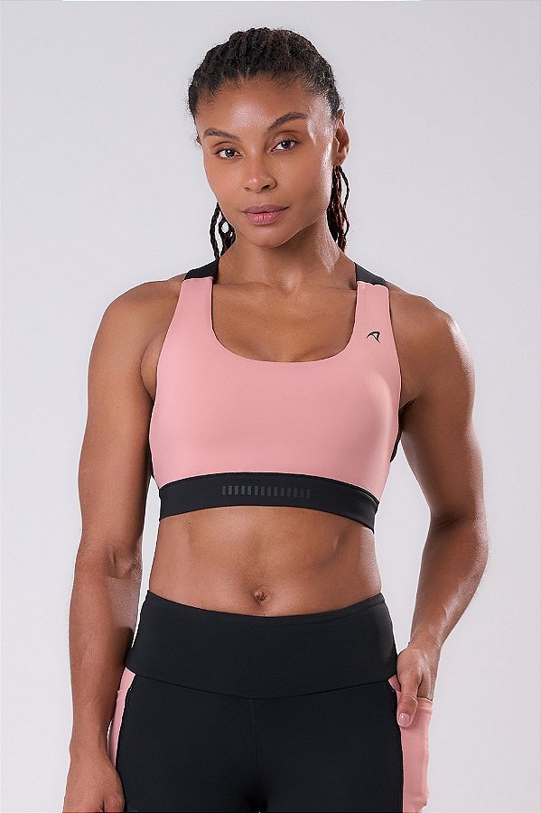 TOP GRIT BOSSA AJUSTAVEL 1 BOLSO NADADOR ALCAS ARGILA / PRETO
