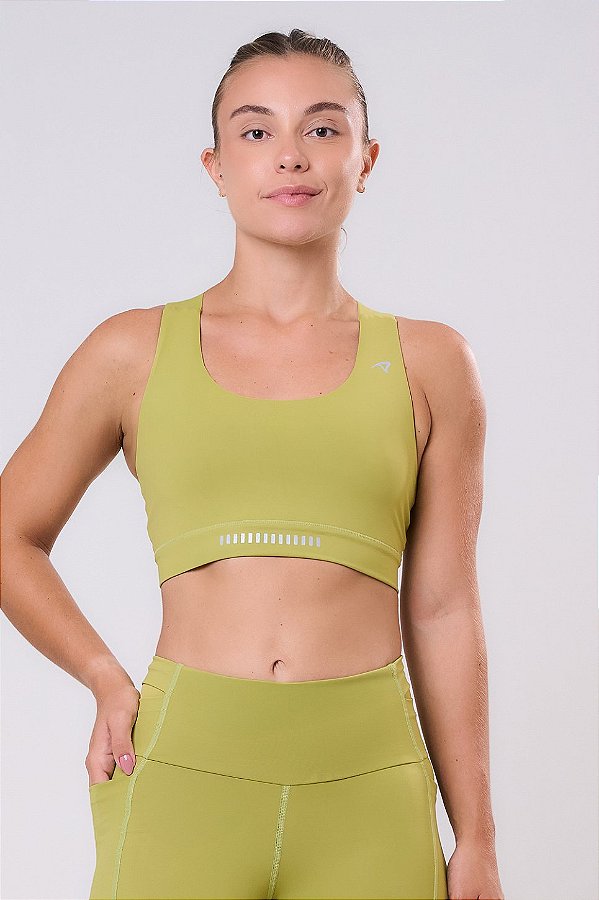 TOP GRIT BOSSA AJUSTAVEL 1 BOLSO NADADOR ALCAS VERDE MUSGO