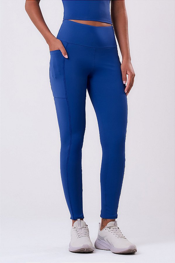 LEGGING SIGNATURE SAMBA 3 BOLSOS AZUL BIC
