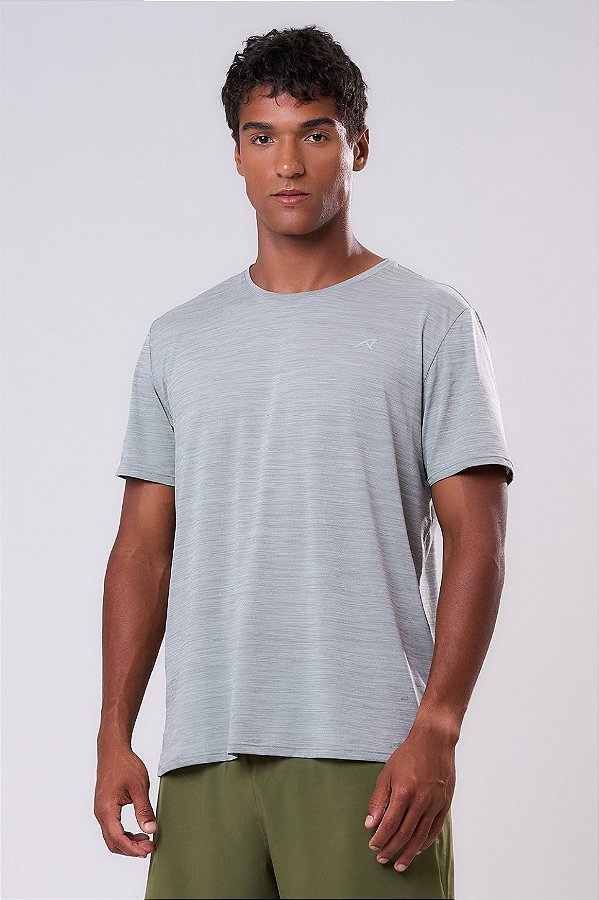 CAMISETA KEEP COOL MIX TRUE DRY MASCULINA CINZA MESCLA