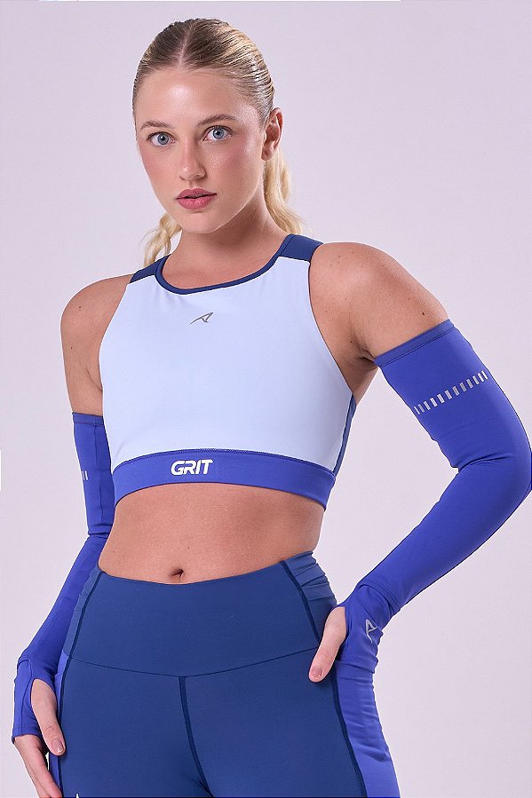 TOP GRIT BOSSA AJUSTAVEL 1 BOLSO NADADOR AZUL GELO / AZUL MARINHO / AZUL BIC