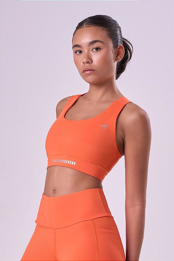 TOP GRIT BOSSA AJUSTAVEL 1 BOLSO NADADOR ALCAS LARANJA ENERGIA