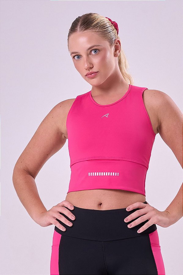TOP CROPPED GRIT BOSSA 1 BOLSAO ULTRAPINK