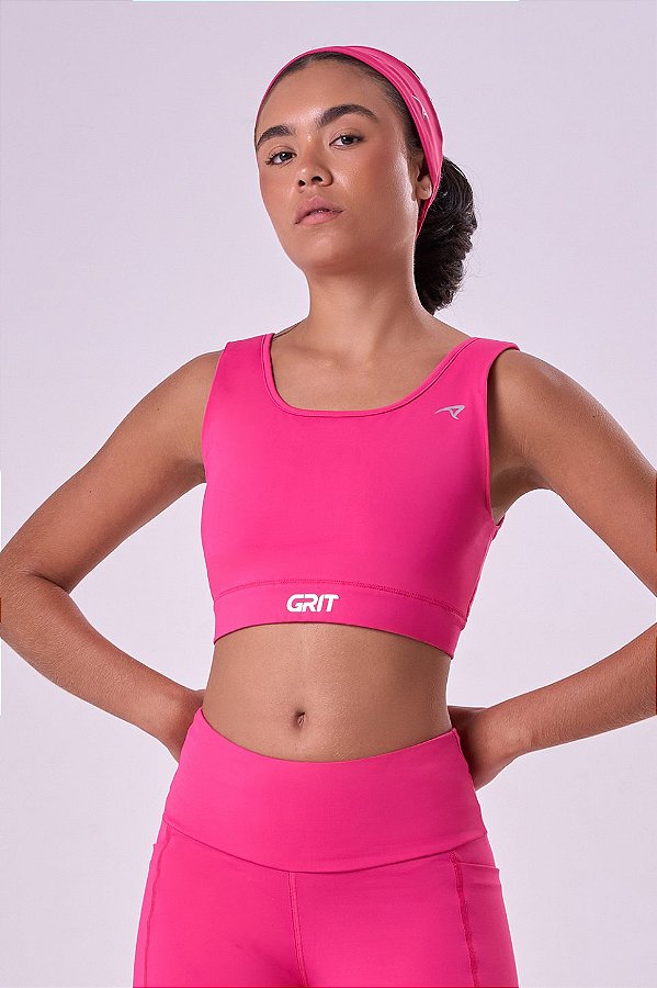 TOP GRIT BOSSA AJUSTAVEL 1 BOLSO RETO ULTRAPINK