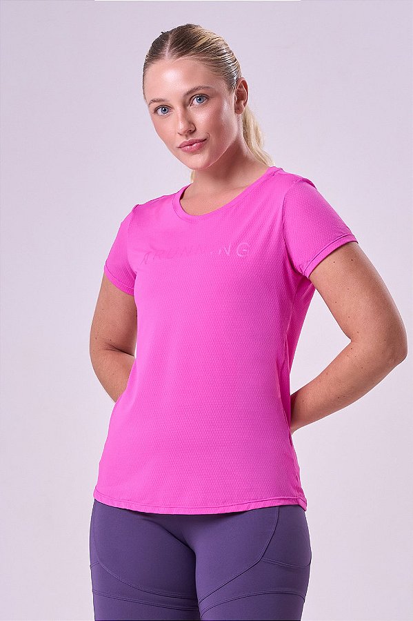 CAMISETA KEEP COOL RUNNING ROSA YUME