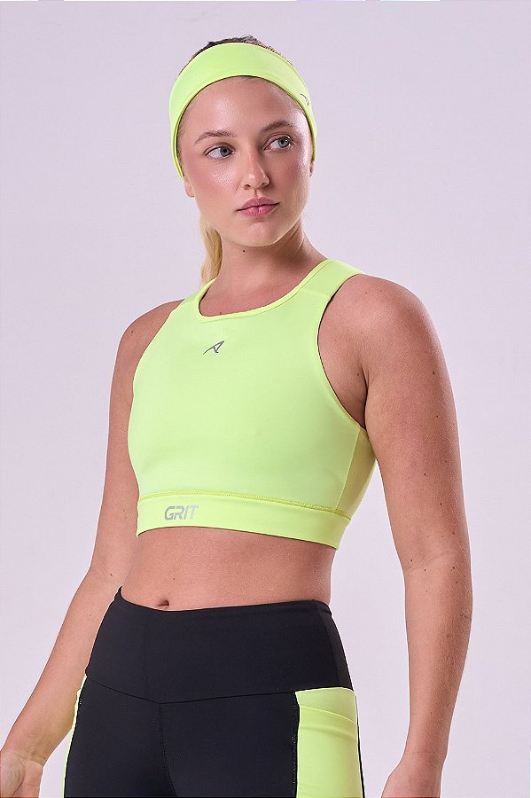 TOP GRIT BOSSA AJUSTAVEL 1 BOLSO NADADOR AMARELO FLUOR