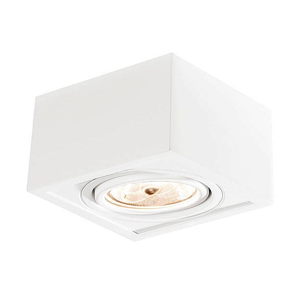 Plafon Box IN41141 11x11x10cm Branco para 1x Lampada AR70/GU10