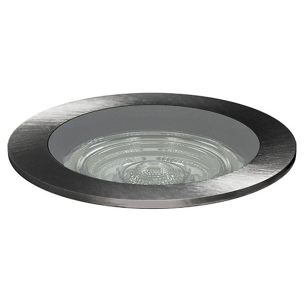 Embutido de Piso 3967 Flat Ferrosos 6,5x5,5cm com Led Integrado 2,5W Bivolt