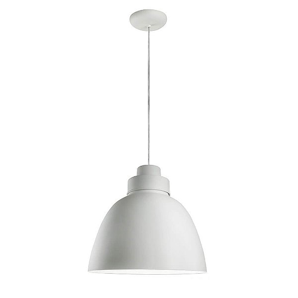 Pendente SNT36 Branco Branco 40x39cm para 1 Lampada E27