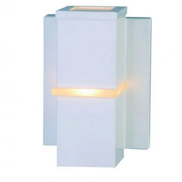 Arandela Zoc Branco 13x9,5x7cm para 1 Lampada G9