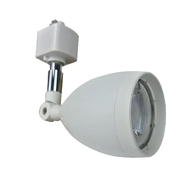 Spot para Trilho com Adaptador Branco para 1 Lampada Dicroica GZ10