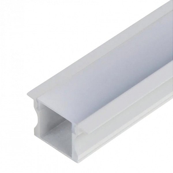 Perfil Sobrepor Branco para Fita de Led 17x15x100cm