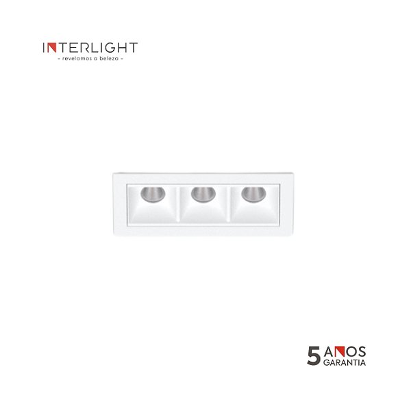 Embutido fixo 4992 Picco Home Branca 4992 9,5x4,5x3,4cm com Led Integrado 7w 2700k Bivolt