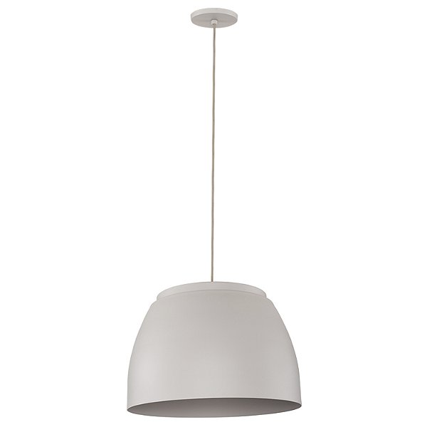 Pendente Zoe 45x27cm Branco para 1 Lampada E27 Bivolt