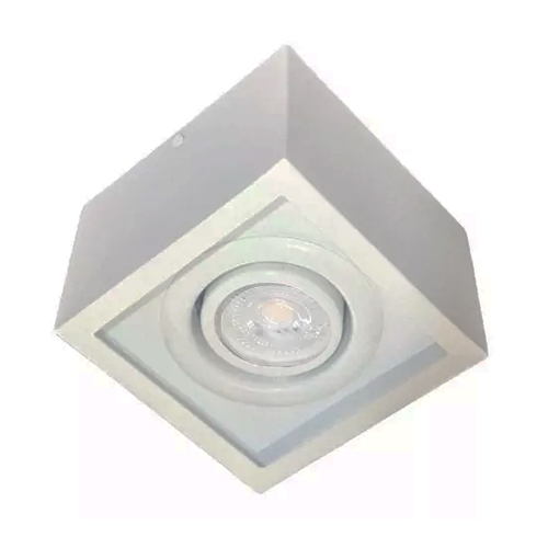 Plafon Box Recuado 4023 8x11x11cm Branco para 1x Lampada GU10