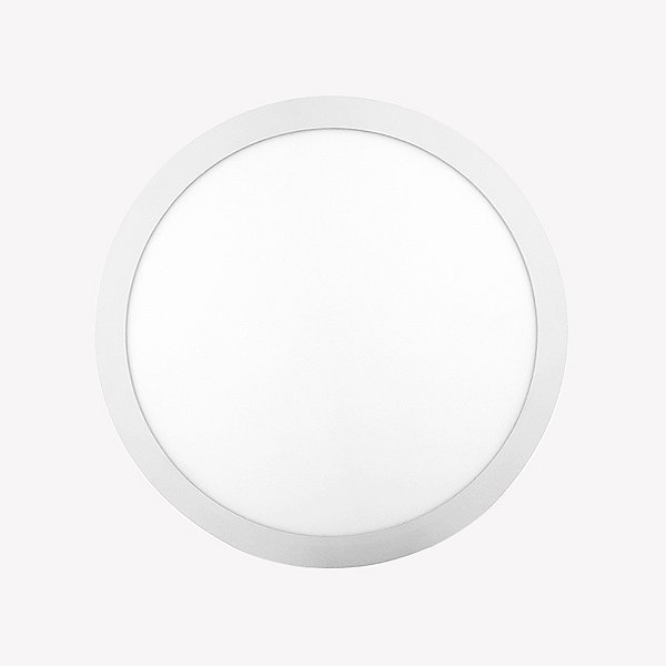 Painel Sobrepor Branco Ø21cm com Led Integrado 18w 4000k Bivolt
