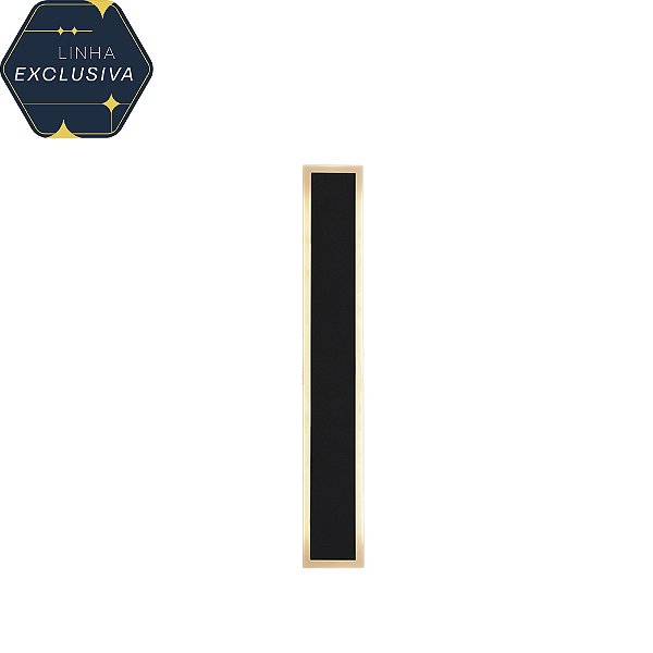 Arandela HAR9160 60cm Preta com Led Integrado 12w 3000k IP65 Bivolt