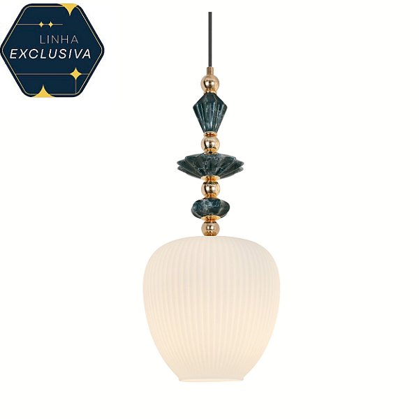 Pendente HPD7804 Ø20cm Branco para 1 Lampada E27