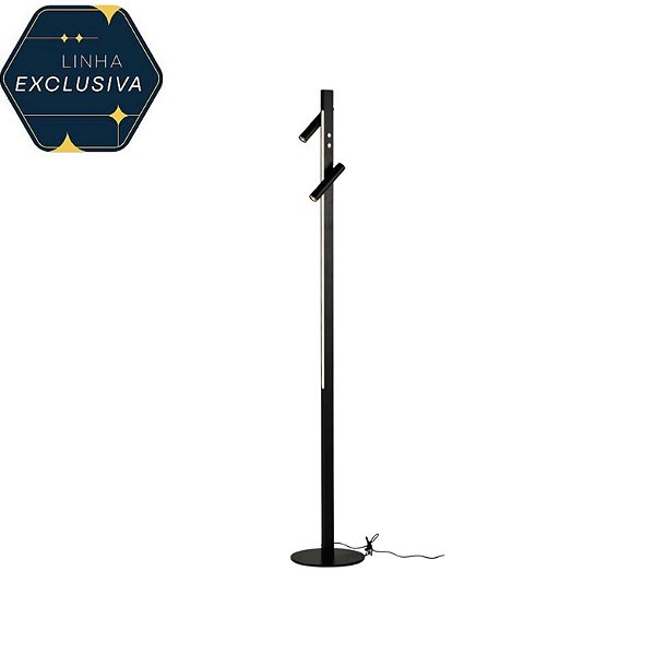 Coluna HCL2023 1.60cm Preto com c/ Led 31w Bivolt