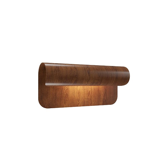Arandela Cascade 4206 Imbuia 40x11,5x18cm para 1 Lâmpada E27