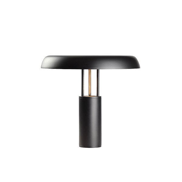 Luminária de Mesa 1228/25 Fungi Preta 23,1x24,8cm para 1 Lâmpada MR16 Bivolt