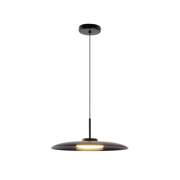 Pendente 1083/55 Dot Ø55cm Preto com Led Integrado 19w 3000k Bivolt