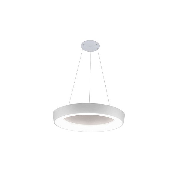 Pendente Apollo 587 60x8,5cm Branco com Led Integrado 33,6w 3000k Bivolt