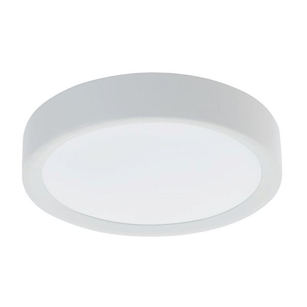 Plafon Redondo 9046 Ø40x9cm Branco para 3 Lampadas E27