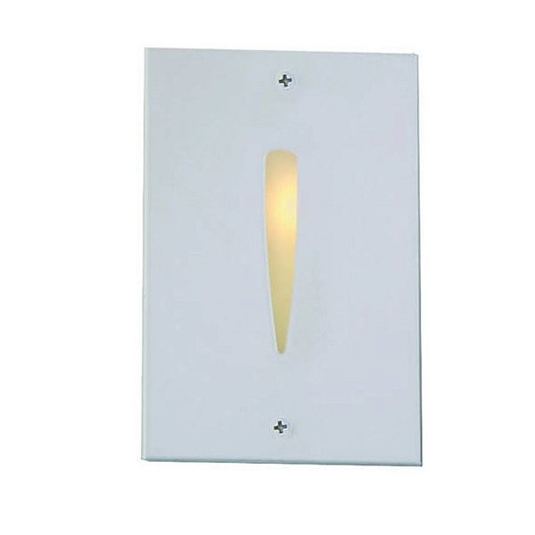 Balizador Embutido 497 Branco 13,5X9X5,5cm para 1 Lampada G9