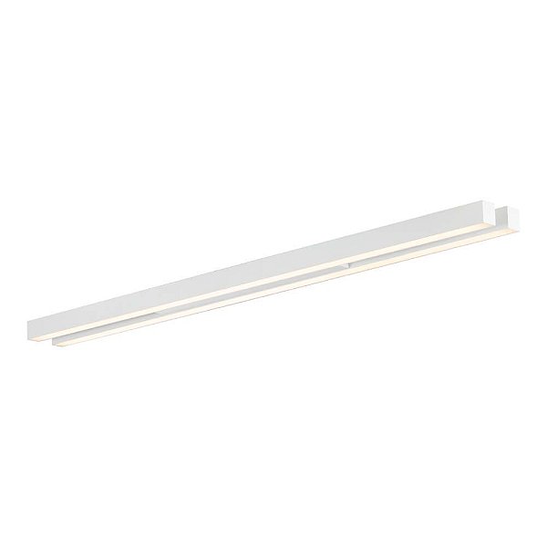 Plafon Fit Retangular 641 86x7x3cm Branco com Led Integrado 48w 3000k Bivolt