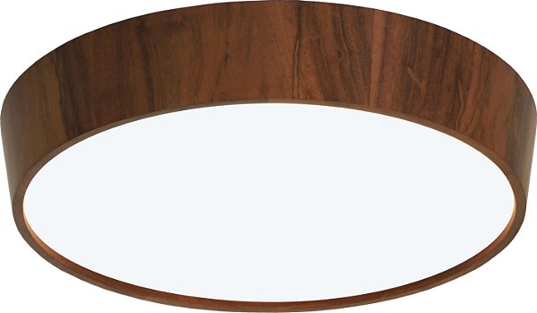 Plafon Imbuia Conico 65x68cm para 4 Lampadas E27