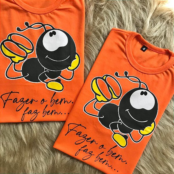 CAMISETA SMILINGUIDO - INFANTIL - MATERIAL 100% ALGODÃO