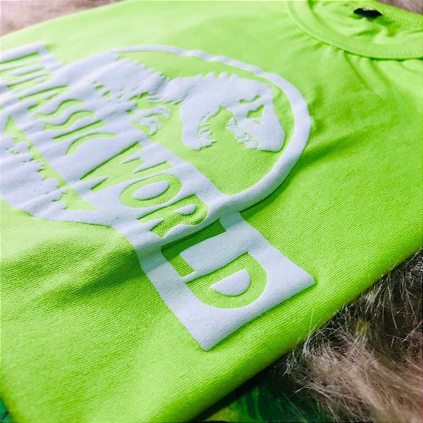 CAMISETA JURASSIC WORLD - INFANTIL - MATERIAL 100% ALGODÃO