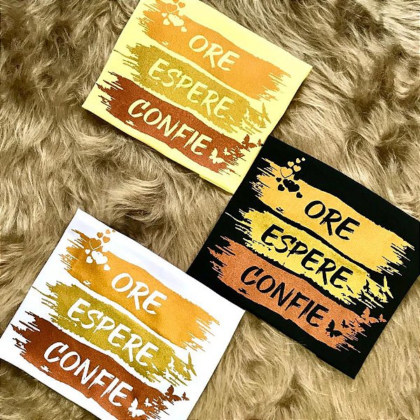 CAMISETA ORE ESPERE CONFIE - FEMININA - MATERIAL 100% ALGODÃO