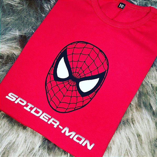 CAMISETA HOMEM ARANHA - INFANTIL - MATERIAL 100% ALGODÃO