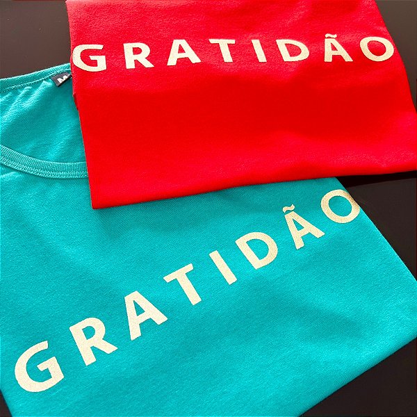 CAMISETA GRATIDÃO OURO BRANCO - MASCULINA - MATERIAL 100% ALGODÃO