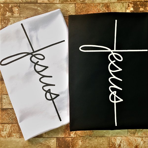 CAMISETA JESUS CRUZ - FEMININA - MATERIAL 100% ALGODÃO