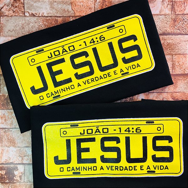 CAMISETA JESUS O CAMINHO A VERDADE E A VIDA - INFANTIL - MATERIAL 100% ALGODÃO