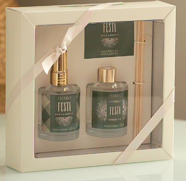 Kit 12 - Mini spray + Mini difusor - Linha Festa